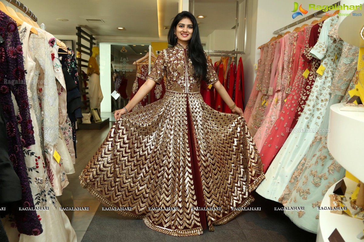 Launch of Holiday Couture Collection by Nidhi Ahuja of Pankaj-Nidhi Label at Anahita, Road No. 7, Banjara Hills, Hyderabad