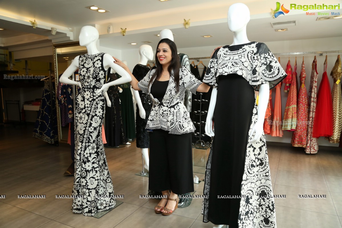 Launch of Holiday Couture Collection by Nidhi Ahuja of Pankaj-Nidhi Label at Anahita, Road No. 7, Banjara Hills, Hyderabad