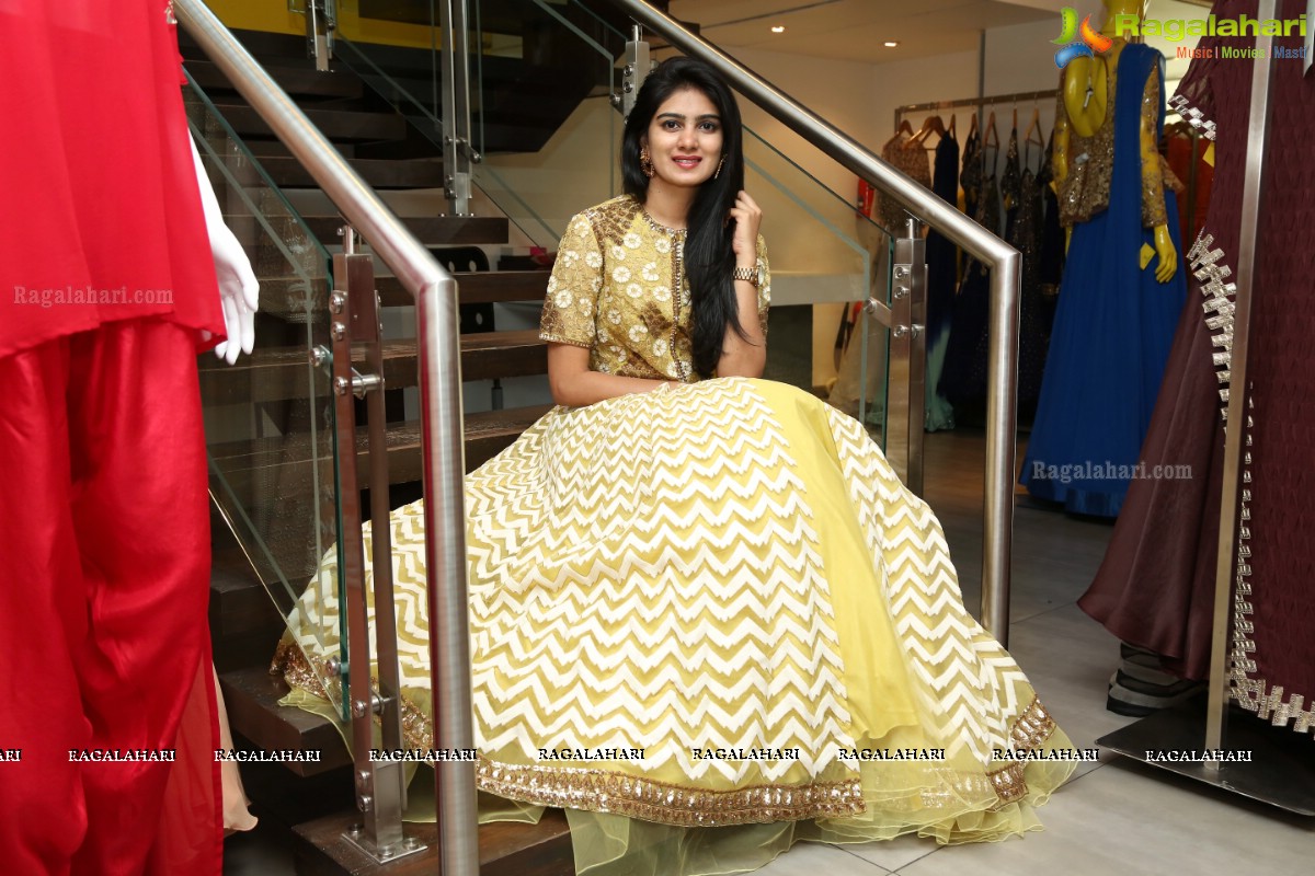 Launch of Holiday Couture Collection by Nidhi Ahuja of Pankaj-Nidhi Label at Anahita, Road No. 7, Banjara Hills, Hyderabad