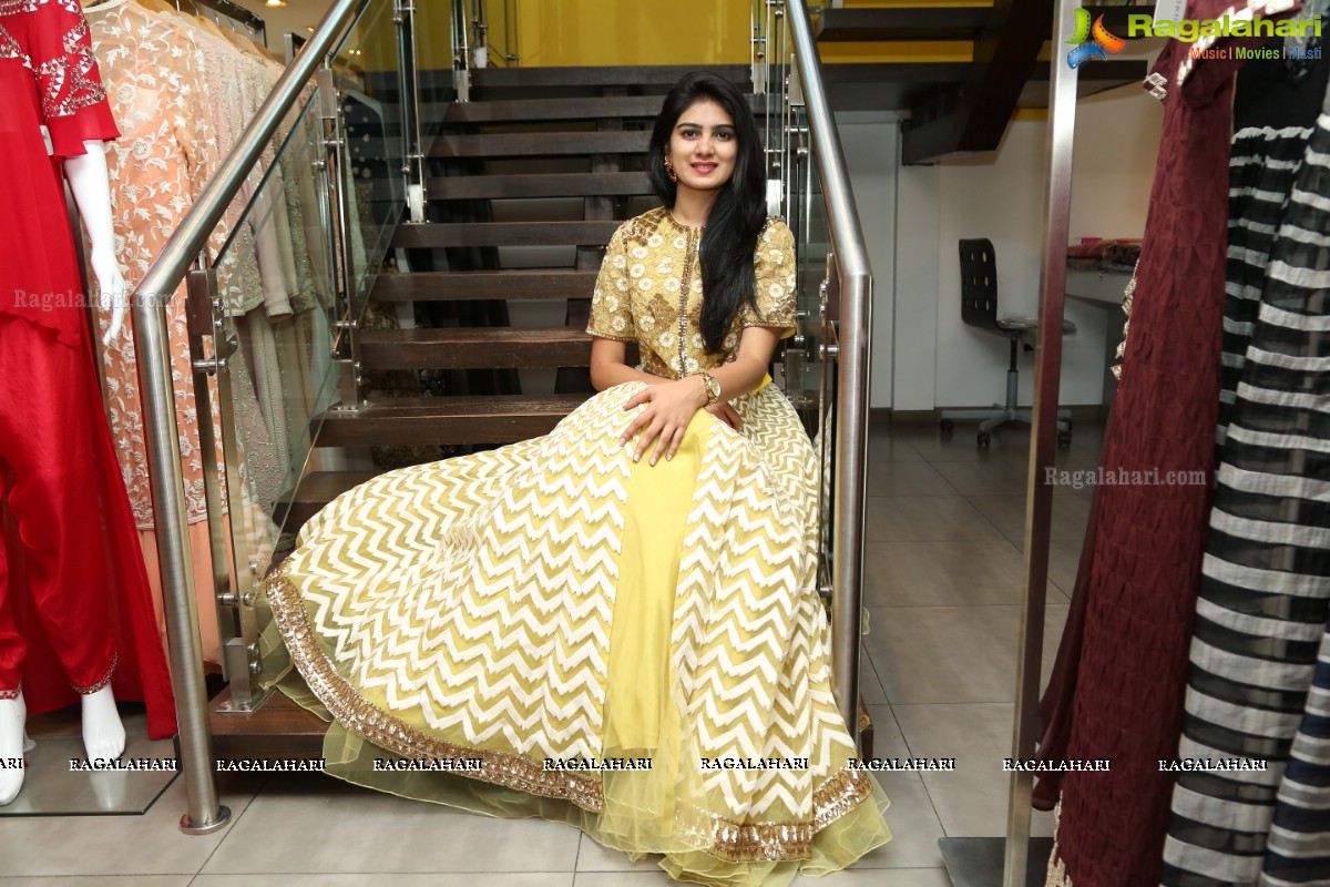 Launch of Holiday Couture Collection by Nidhi Ahuja of Pankaj-Nidhi Label at Anahita, Road No. 7, Banjara Hills, Hyderabad