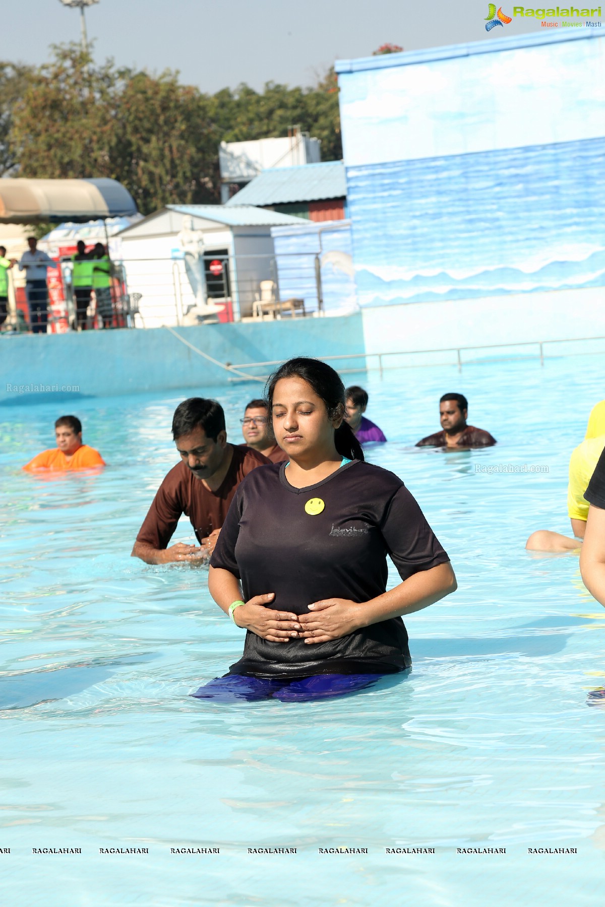 Aqua Yoga and Dance by Zorba at Jalvihar, Necklace Road, Hyderabad