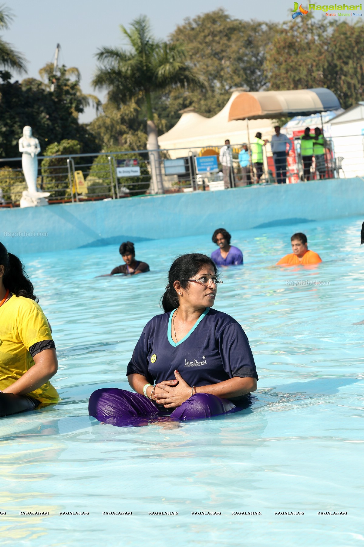 Aqua Yoga and Dance by Zorba at Jalvihar, Necklace Road, Hyderabad