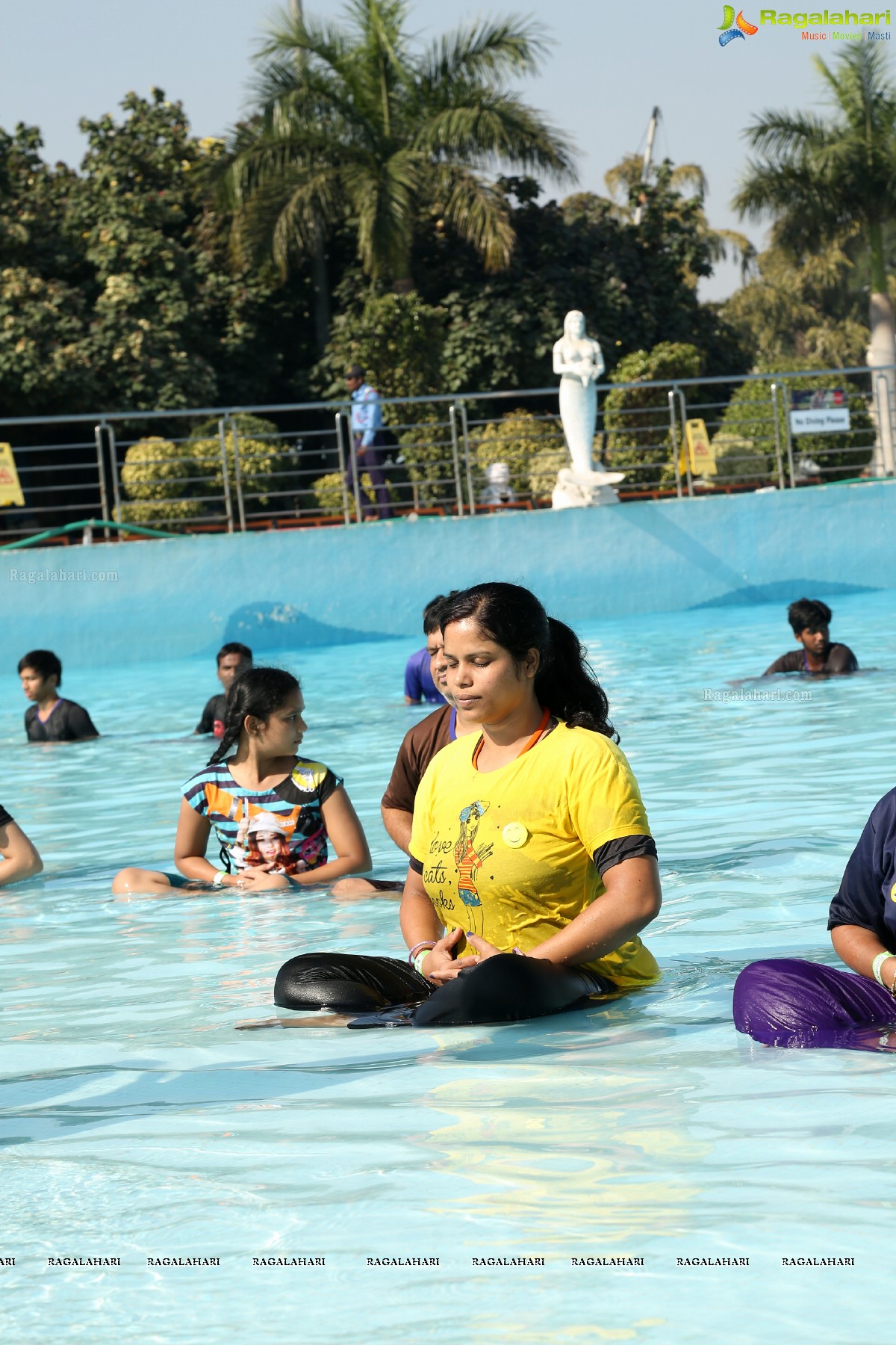 Aqua Yoga and Dance by Zorba at Jalvihar, Necklace Road, Hyderabad