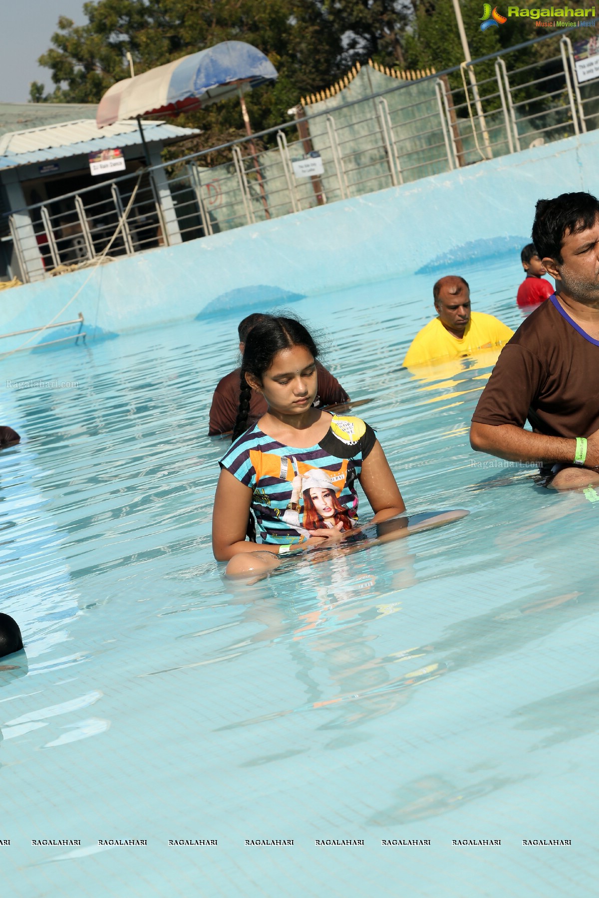 Aqua Yoga and Dance by Zorba at Jalvihar, Necklace Road, Hyderabad