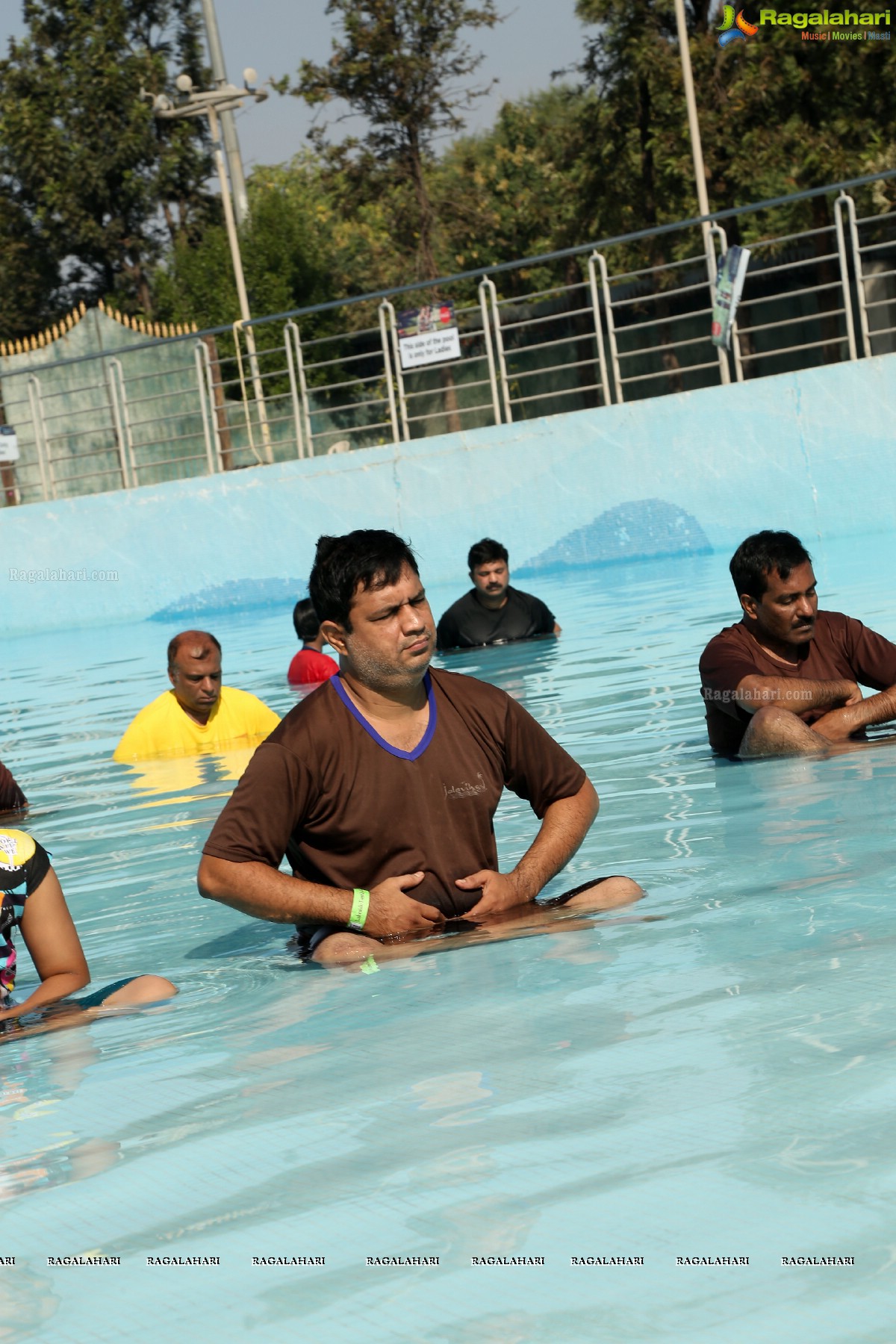 Aqua Yoga and Dance by Zorba at Jalvihar, Necklace Road, Hyderabad