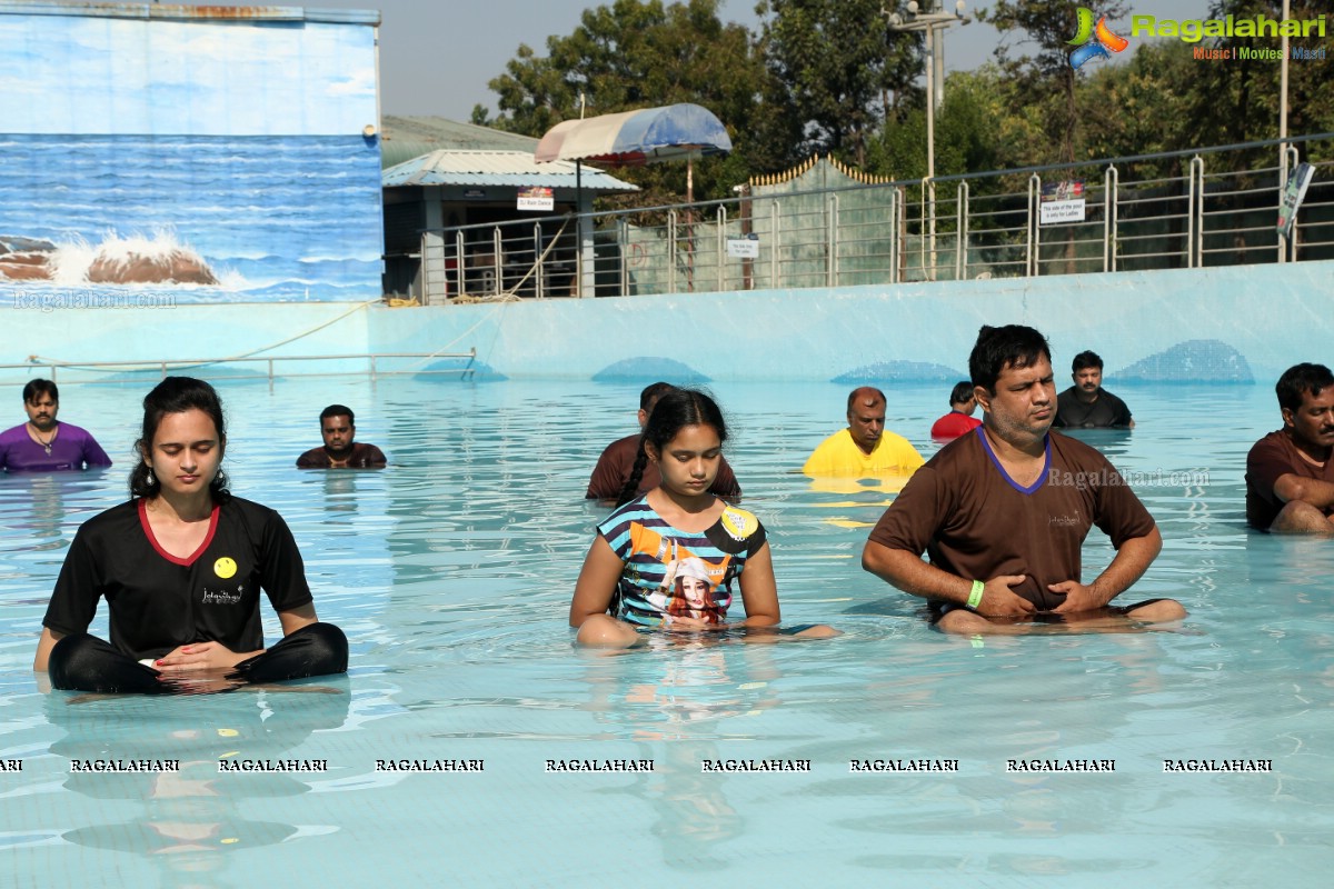 Aqua Yoga and Dance by Zorba at Jalvihar, Necklace Road, Hyderabad