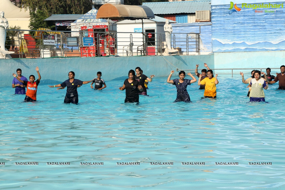 Aqua Yoga and Dance by Zorba at Jalvihar, Necklace Road, Hyderabad