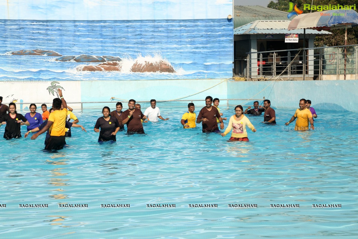 Aqua Yoga and Dance by Zorba at Jalvihar, Necklace Road, Hyderabad