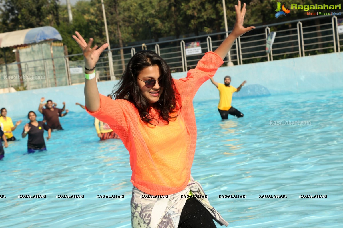 Aqua Yoga and Dance by Zorba at Jalvihar, Necklace Road, Hyderabad