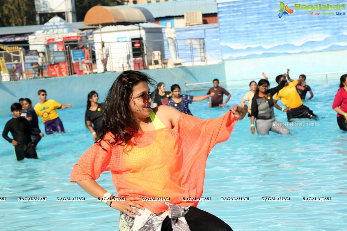 Aqua Yoga and Dance by Zorba at Jalvihar, Necklace Road, Hyderabad