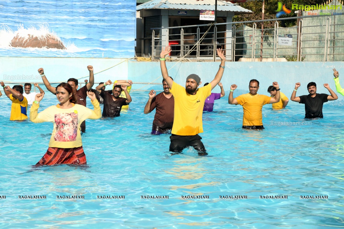 Aqua Yoga and Dance by Zorba at Jalvihar, Necklace Road, Hyderabad