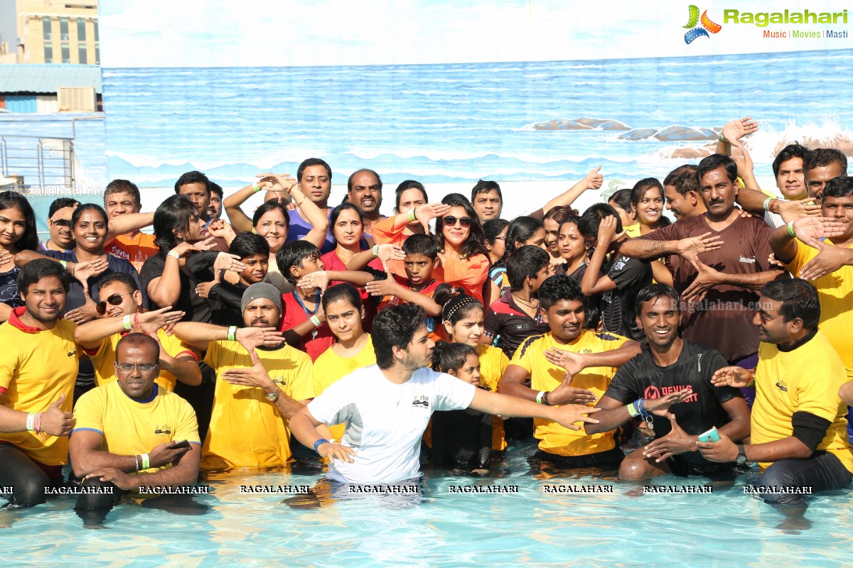 Aqua Yoga and Dance by Zorba at Jalvihar, Necklace Road, Hyderabad