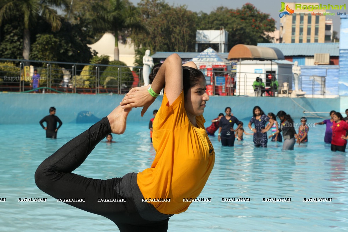 Aqua Yoga and Dance by Zorba at Jalvihar, Necklace Road, Hyderabad