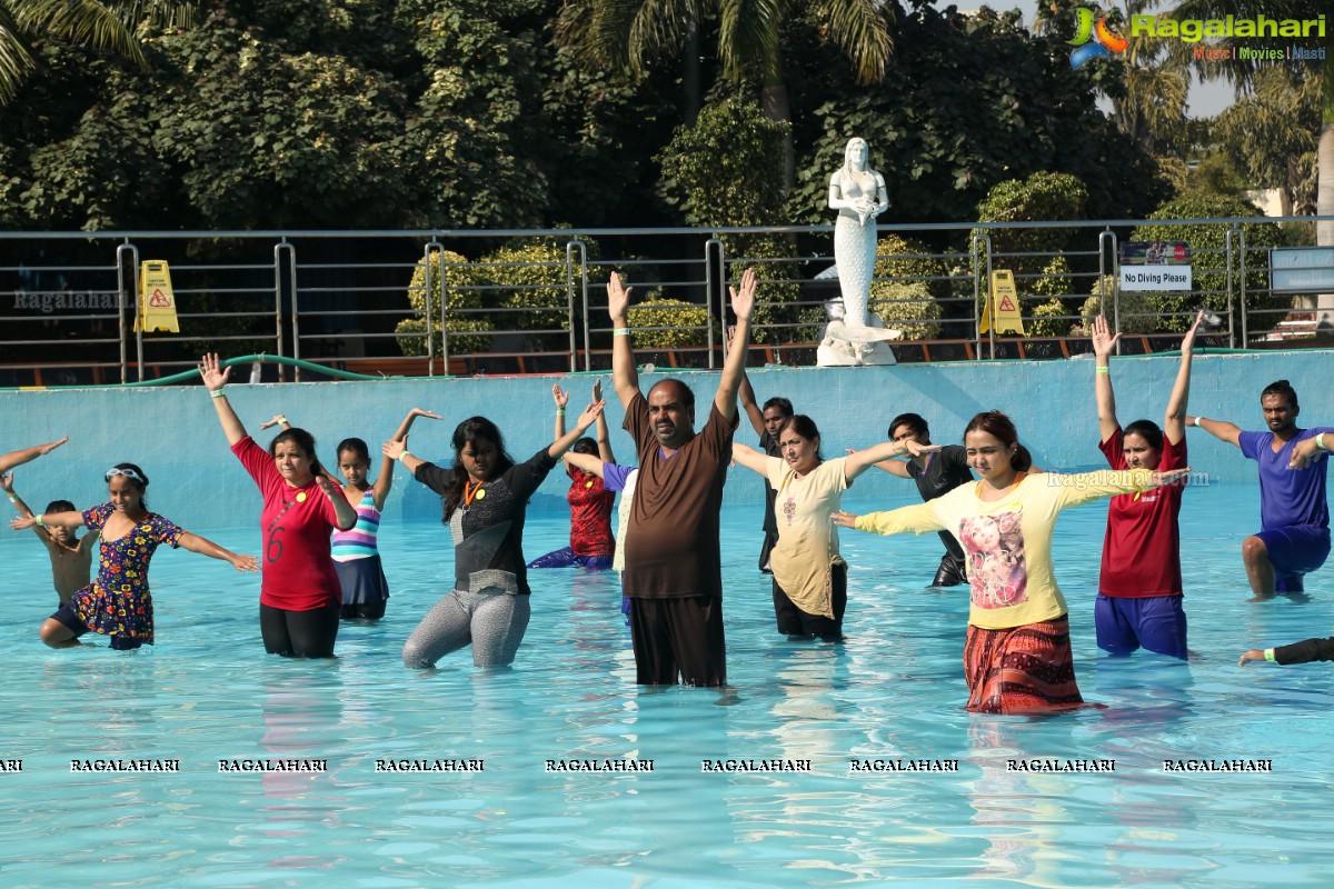 Aqua Yoga and Dance by Zorba at Jalvihar, Necklace Road, Hyderabad