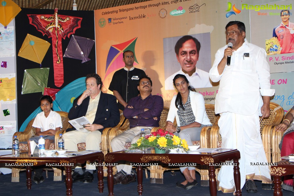 International Kite Festival 2016 Press Meet at Shilparamam