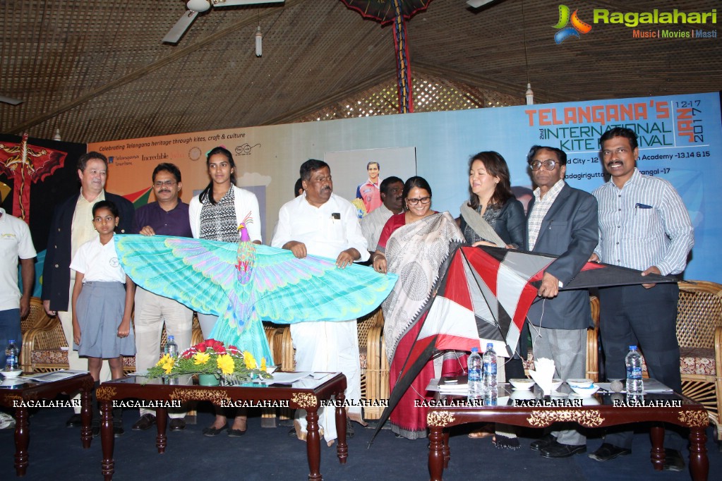 International Kite Festival 2016 Press Meet at Shilparamam