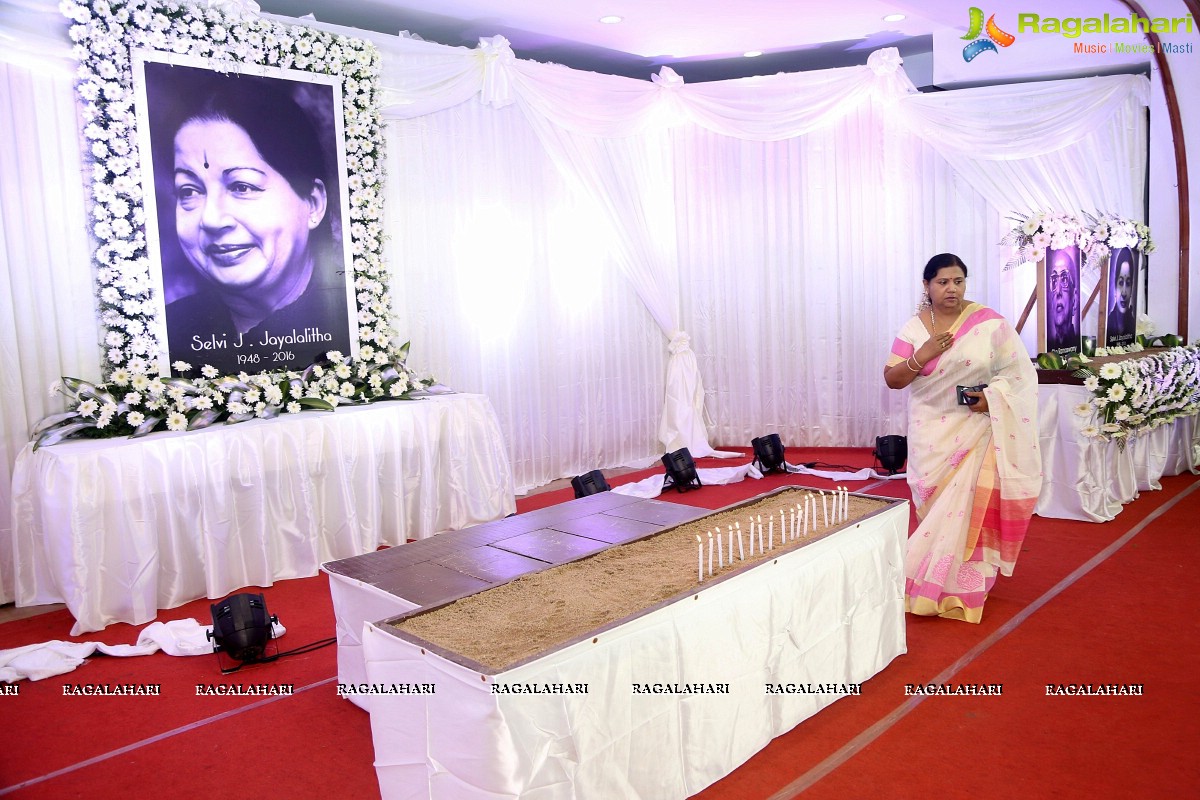 Nadigar Sangam Mourning Meeting for Jayalalithaa and Cho Ramaswamy