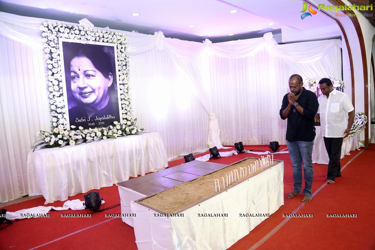 Nadigar Sangam Mourning Meeting for Jayalalithaa and Cho Ramaswamy