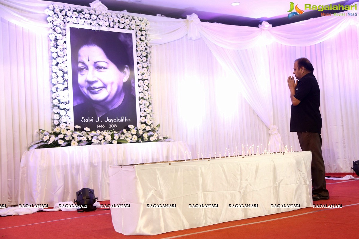 Nadigar Sangam Mourning Meeting for Jayalalithaa and Cho Ramaswamy