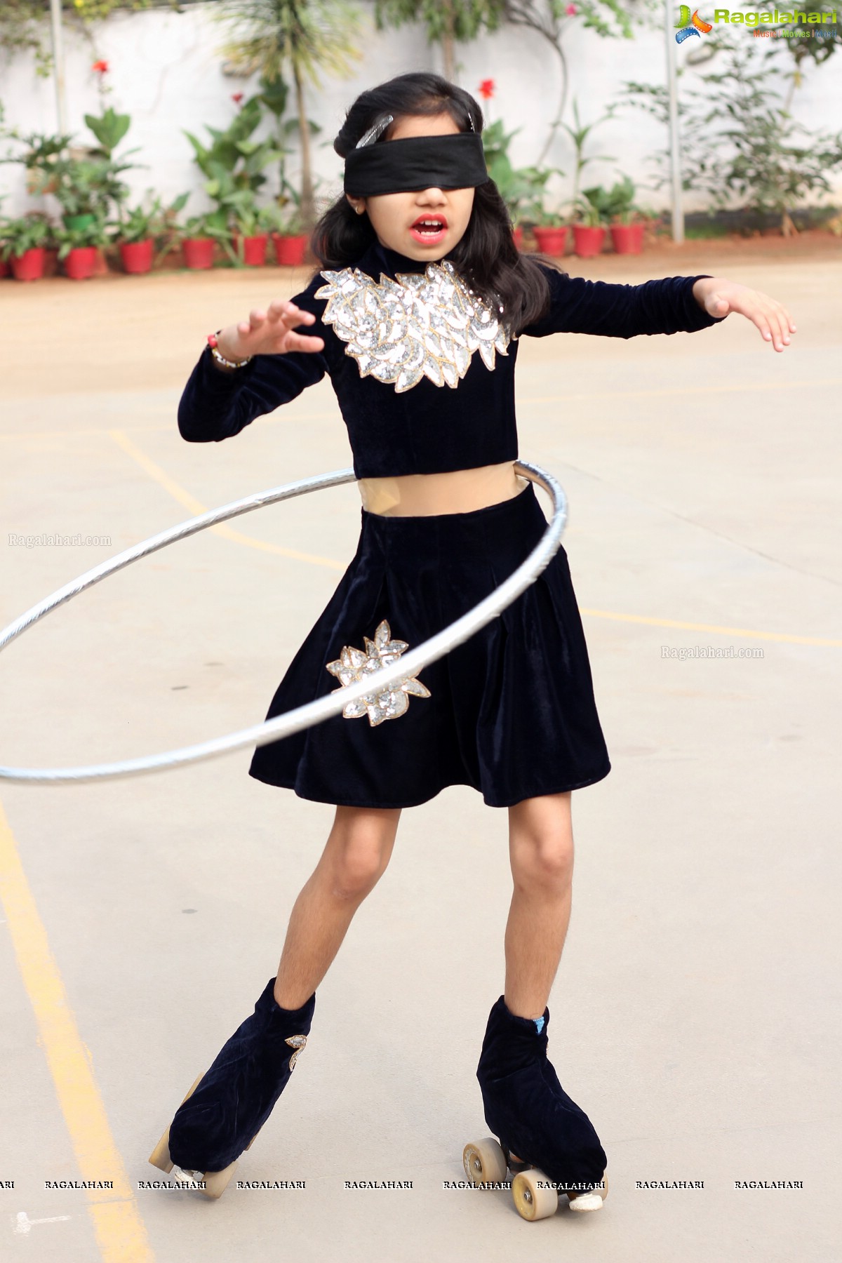 JCI Deccan - Roller Skating With High Heels And Hula Hooping by Shiksha at NASR School, Khairatabad