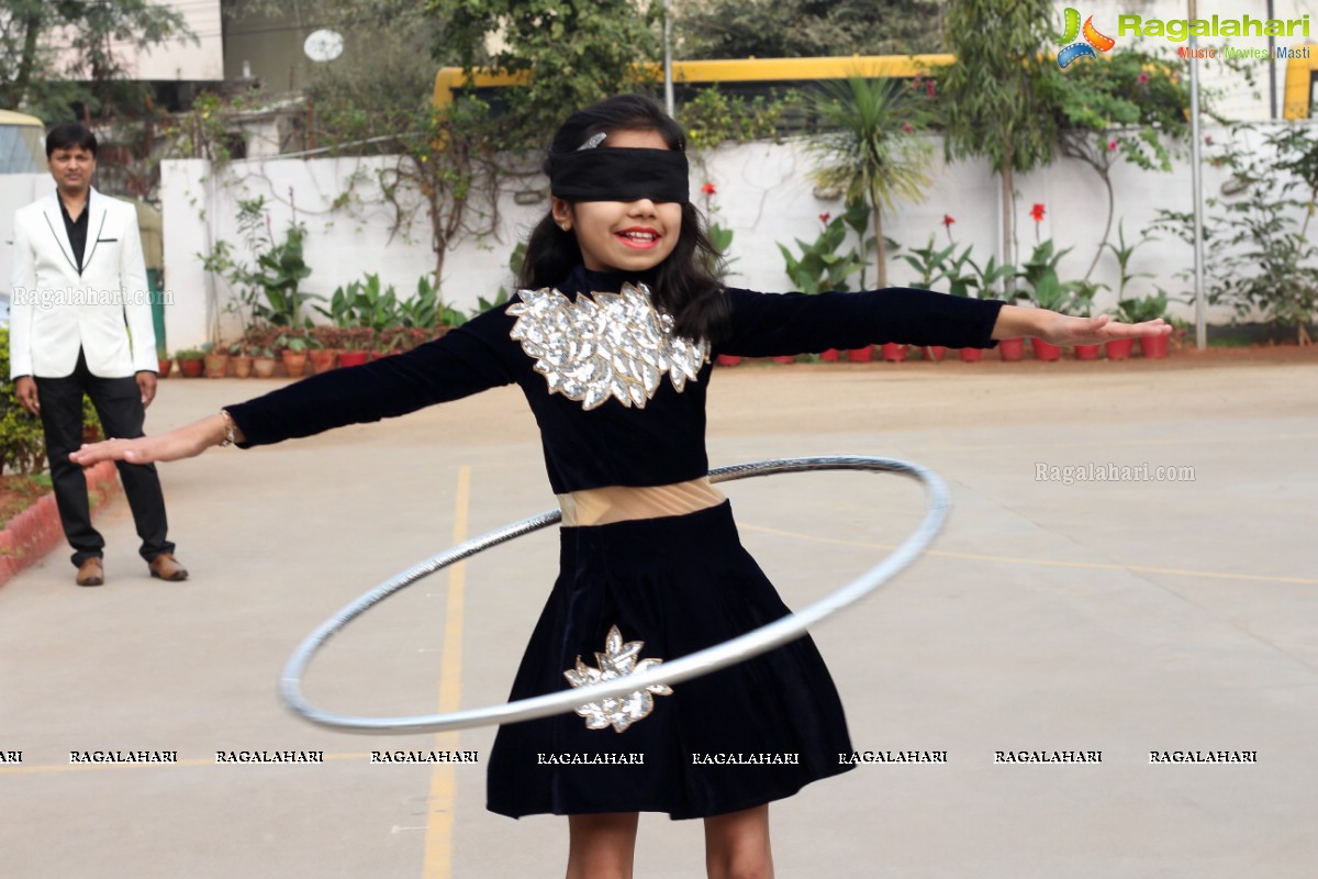 JCI Deccan - Roller Skating With High Heels And Hula Hooping by Shiksha at NASR School, Khairatabad