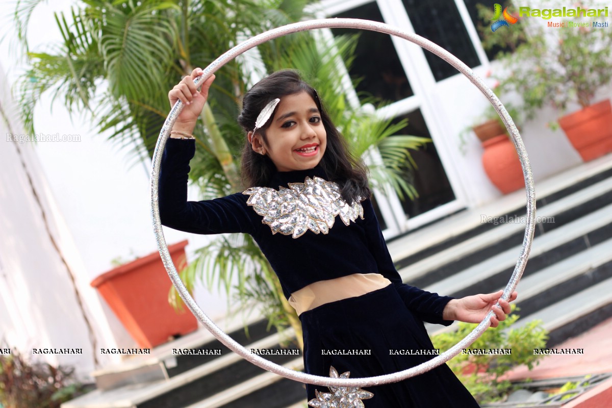 JCI Deccan - Roller Skating With High Heels And Hula Hooping by Shiksha at NASR School, Khairatabad