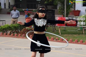 Roller Skating High Heels Hula Hooping