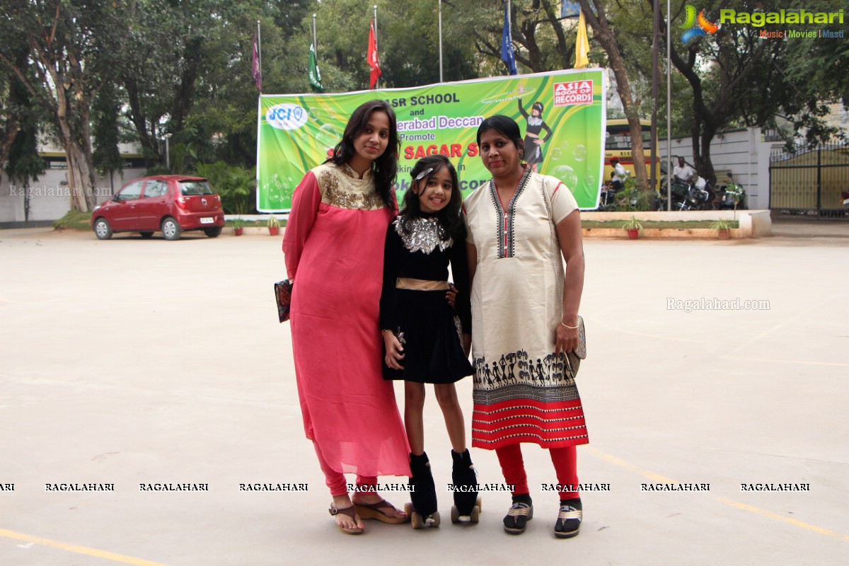 JCI Deccan - Roller Skating With High Heels And Hula Hooping by Shiksha at NASR School, Khairatabad