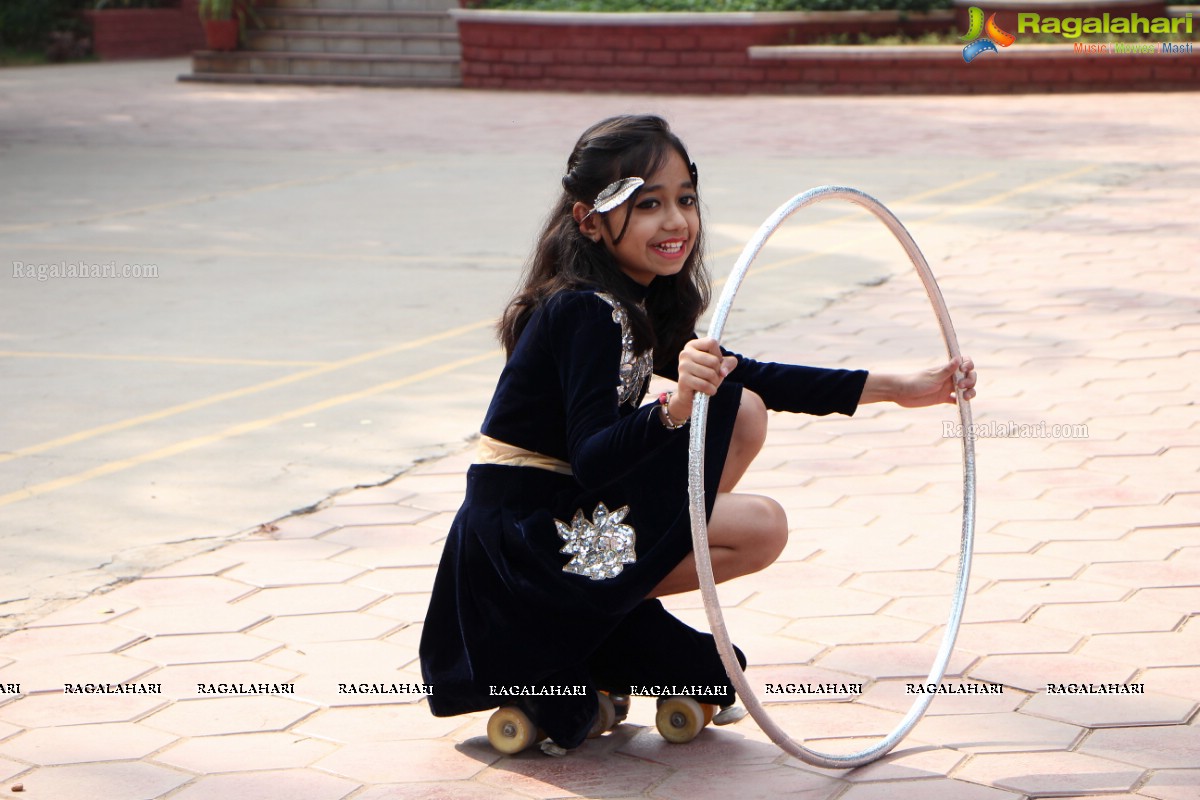 JCI Deccan - Roller Skating With High Heels And Hula Hooping by Shiksha at NASR School, Khairatabad
