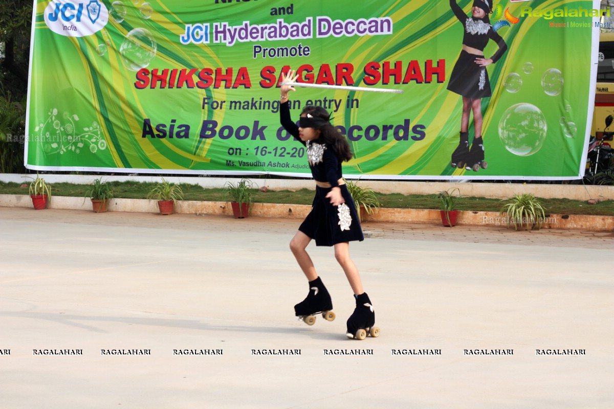 JCI Deccan - Roller Skating With High Heels And Hula Hooping by Shiksha at NASR School, Khairatabad