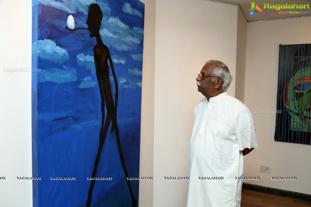 Odyssey - An International Art Series and Pune Biennial Pariticipatory Project by Manohar Chiluveru at Shrishti Art Gallery