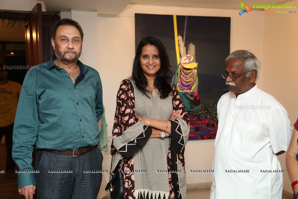 Odyssey - An International Art Series and Pune Biennial Pariticipatory Project by Manohar Chiluveru at Shrishti Art Gallery