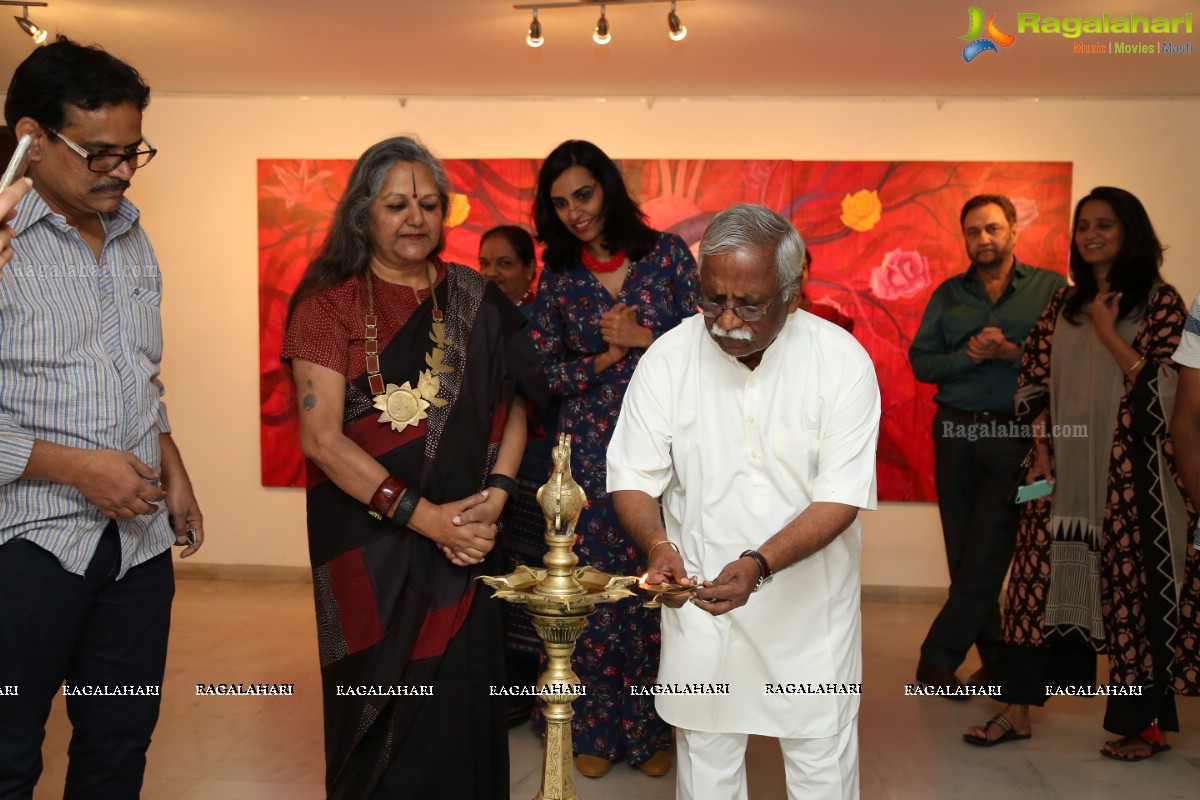 Odyssey - An International Art Series and Pune Biennial Pariticipatory Project by Manohar Chiluveru at Shrishti Art Gallery