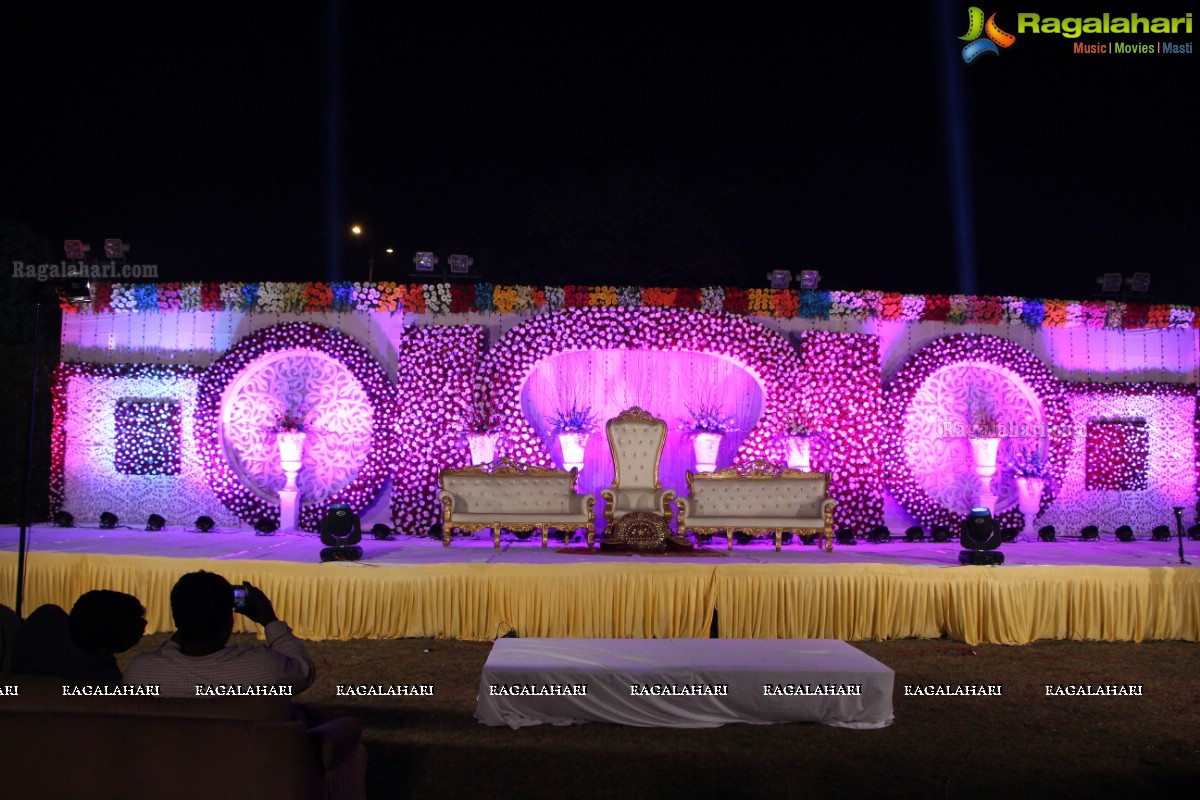 Grand Wedding of Sarwath Mehdi Khan's at Le Palais Royal and Crown Villa Gardens