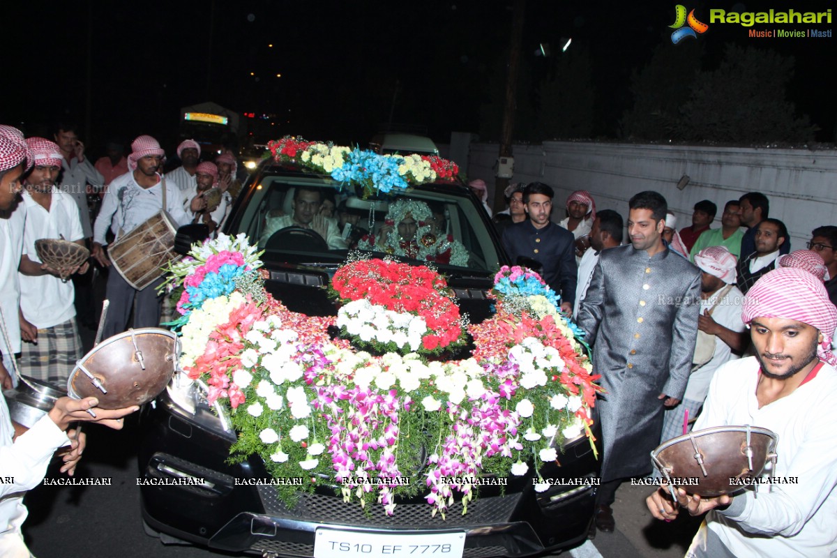 Grand Wedding of Sarwath Mehdi Khan's at Le Palais Royal and Crown Villa Gardens