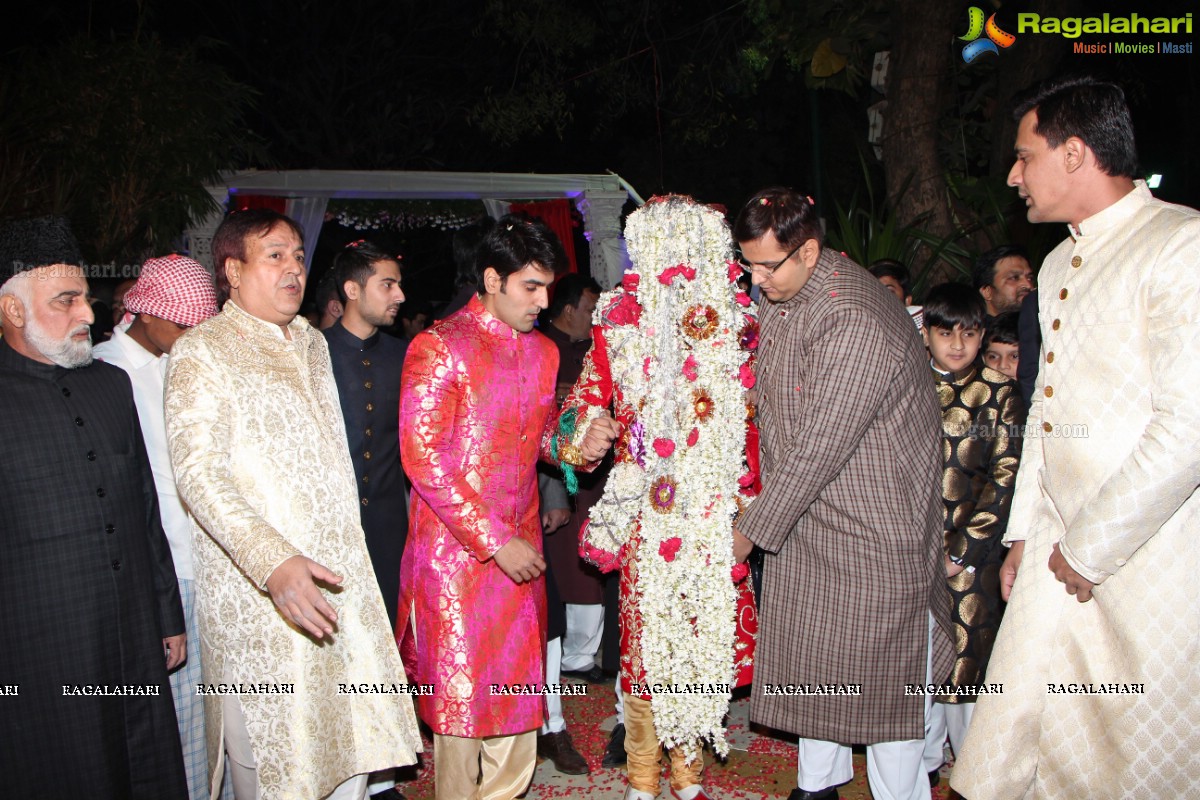 Grand Wedding of Sarwath Mehdi Khan's at Le Palais Royal and Crown Villa Gardens