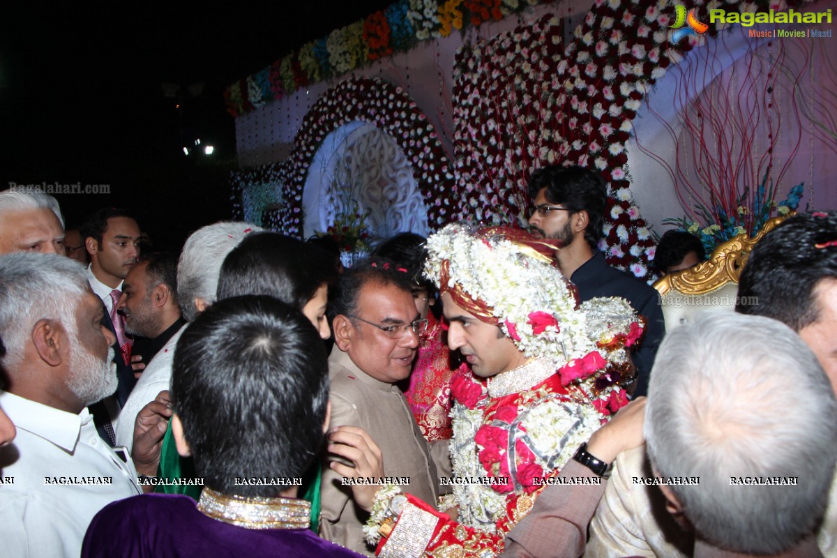 Grand Wedding of Sarwath Mehdi Khan's at Le Palais Royal and Crown Villa Gardens