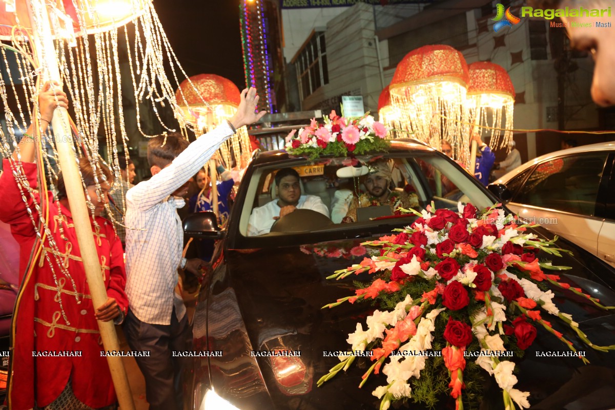 Minhaj Ahmed-Sayeedia's Wedding Ceremony at Raj Mahal Function Hall, Hyderabad