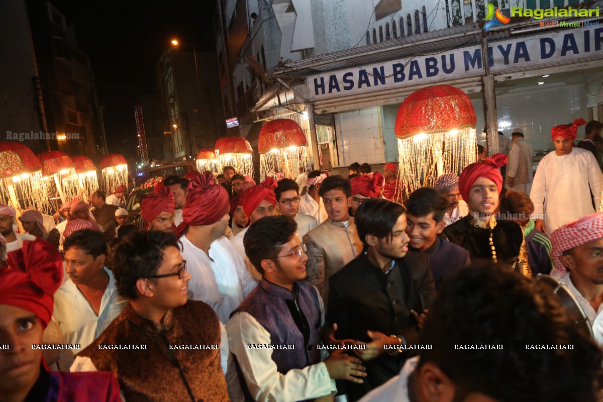 Minhaj Ahmed-Sayeedia's Wedding Ceremony at Raj Mahal Function Hall, Hyderabad