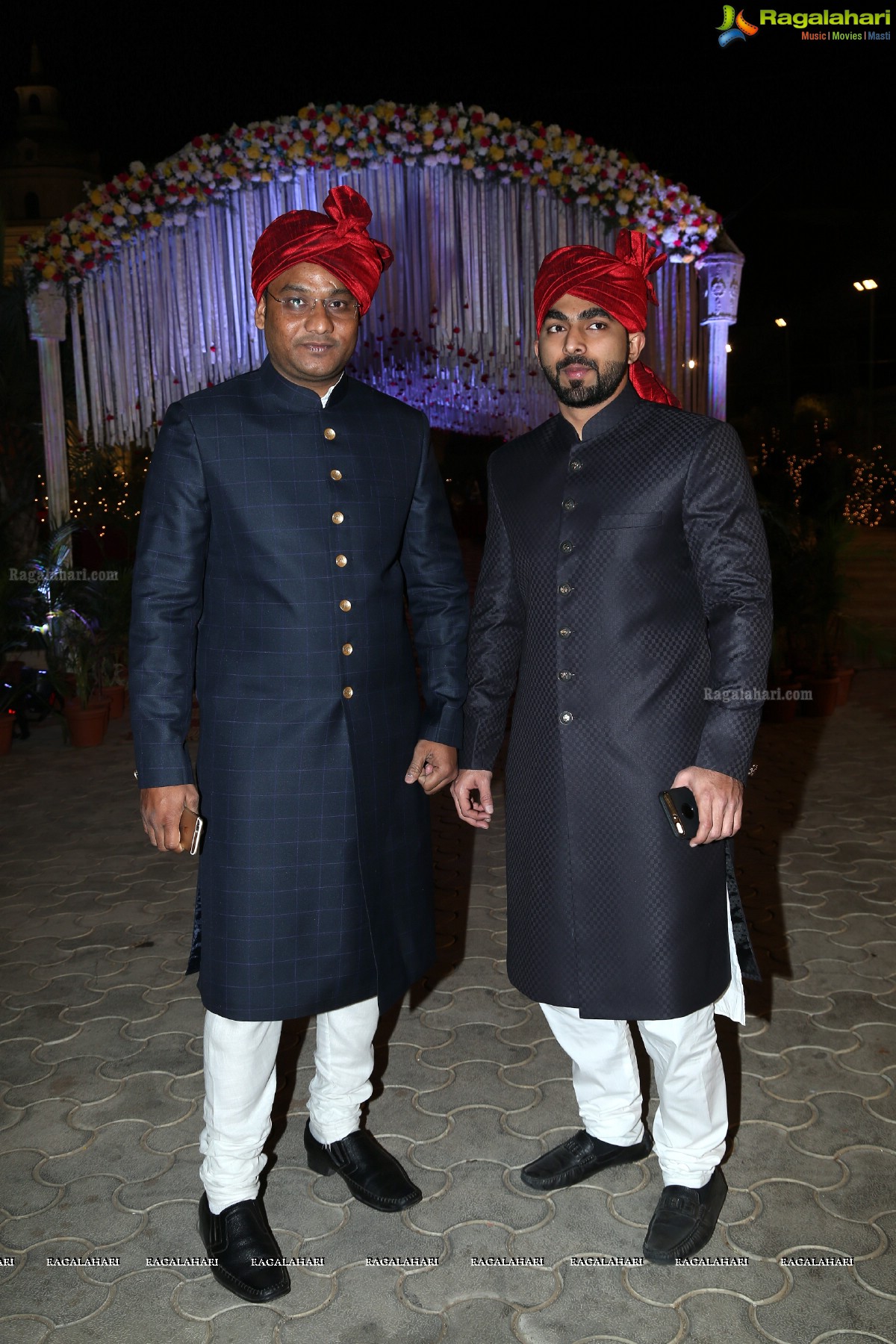 Minhaj Ahmed-Sayeedia's Wedding Ceremony at Raj Mahal Function Hall, Hyderabad