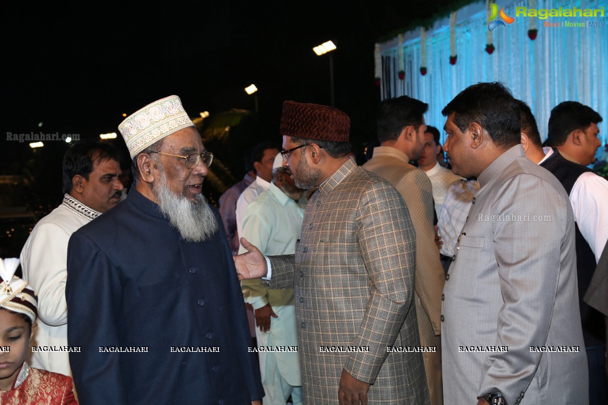 Minhaj Ahmed-Sayeedia's Wedding Ceremony at Raj Mahal Function Hall, Hyderabad