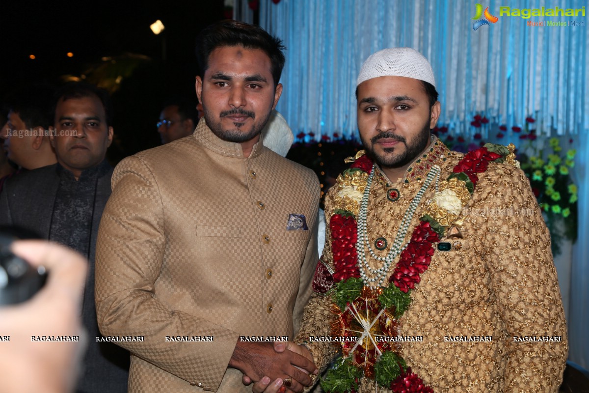 Minhaj Ahmed-Sayeedia's Wedding Ceremony at Raj Mahal Function Hall, Hyderabad