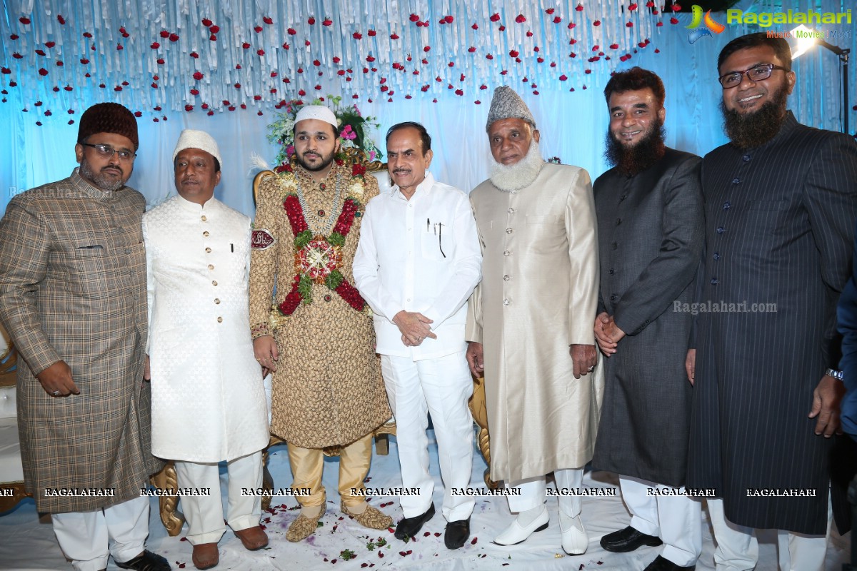 Minhaj Ahmed-Sayeedia's Wedding Ceremony at Raj Mahal Function Hall, Hyderabad