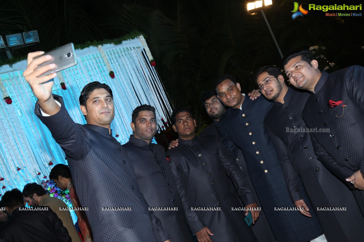 Minhaj Ahmed-Sayeedia's Wedding Ceremony at Raj Mahal Function Hall, Hyderabad