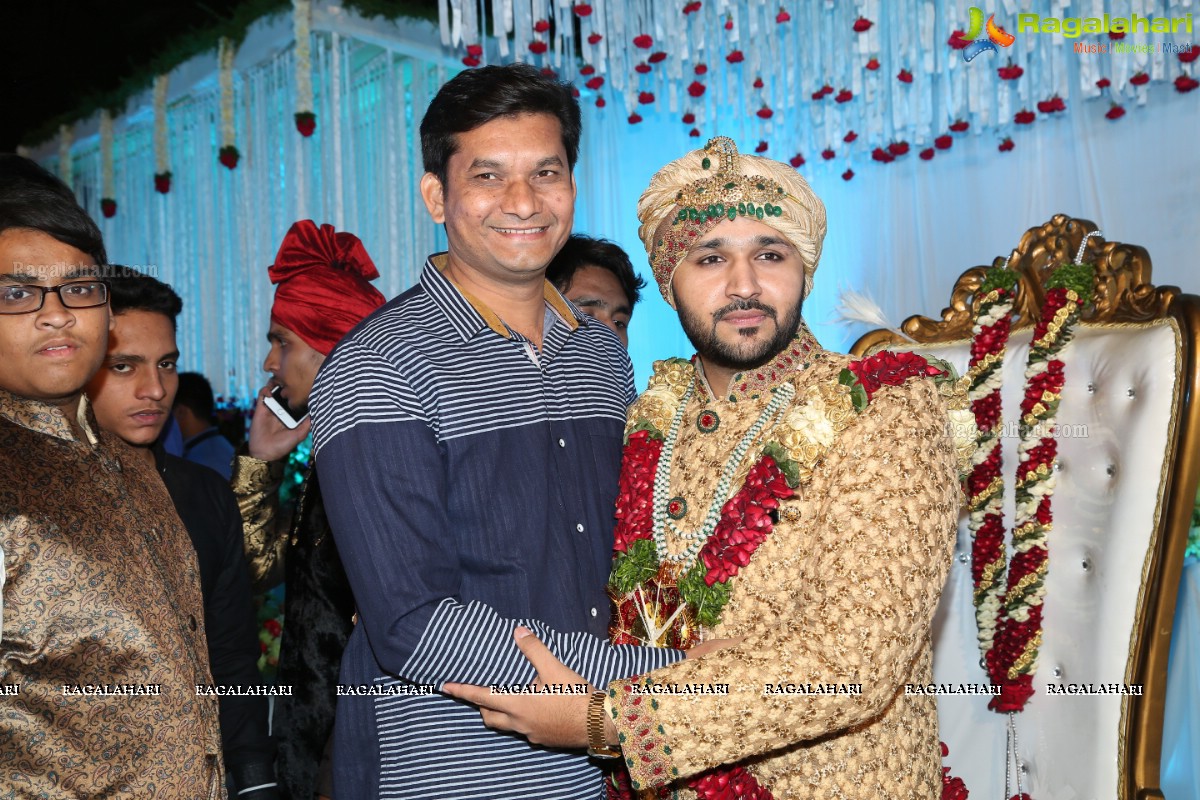 Minhaj Ahmed-Sayeedia's Wedding Ceremony at Raj Mahal Function Hall, Hyderabad