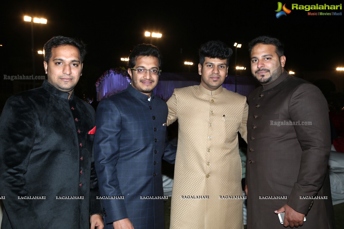 Minhaj Ahmed-Sayeedia's Wedding Ceremony at Raj Mahal Function Hall, Hyderabad