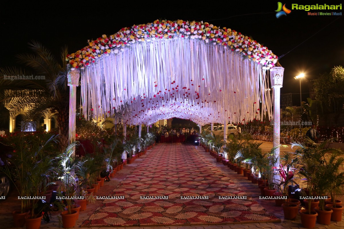 Minhaj Ahmed-Sayeedia's Wedding Ceremony at Raj Mahal Function Hall, Hyderabad