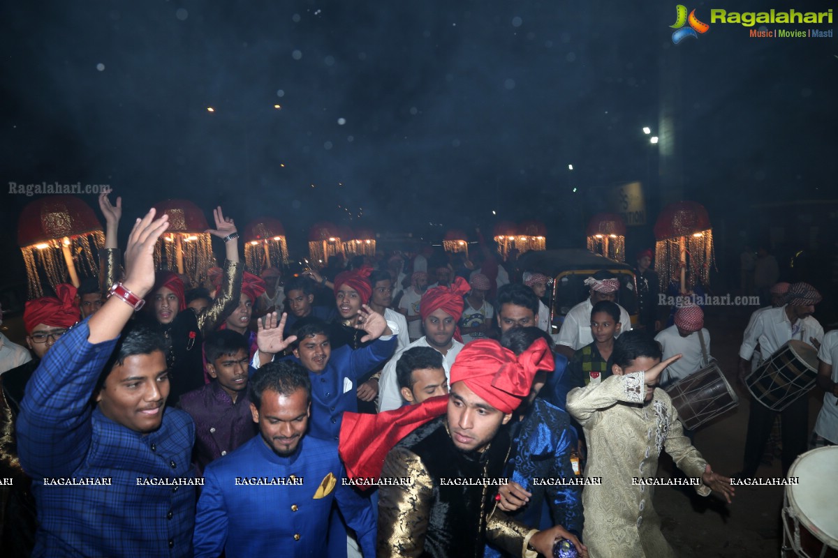 Minhaj Ahmed-Sayeedia's Wedding Ceremony at Raj Mahal Function Hall, Hyderabad