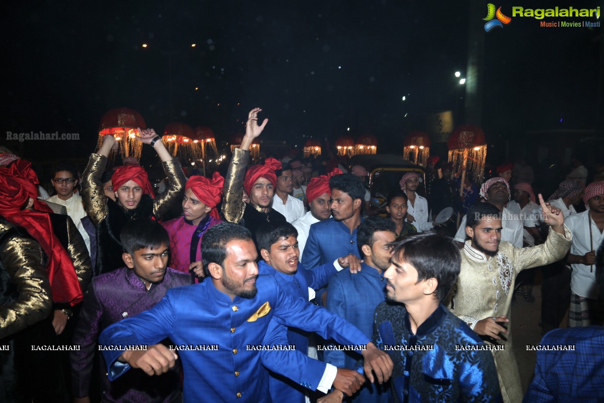 Minhaj Ahmed-Sayeedia's Wedding Ceremony at Raj Mahal Function Hall, Hyderabad