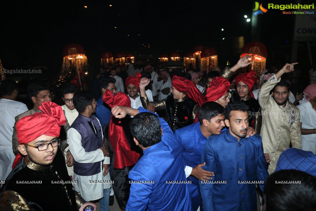 Minhaj Ahmed-Sayeedia's Wedding Ceremony at Raj Mahal Function Hall, Hyderabad